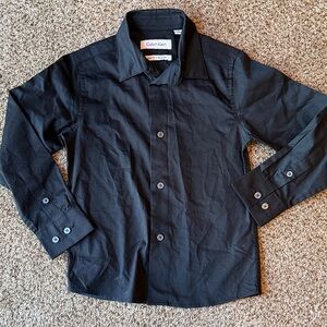 Calvin Klein | Long-Sleeve Button Shirt Black